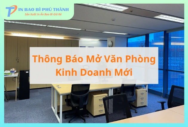 thông bao mở văn phòng kinh doanh mới