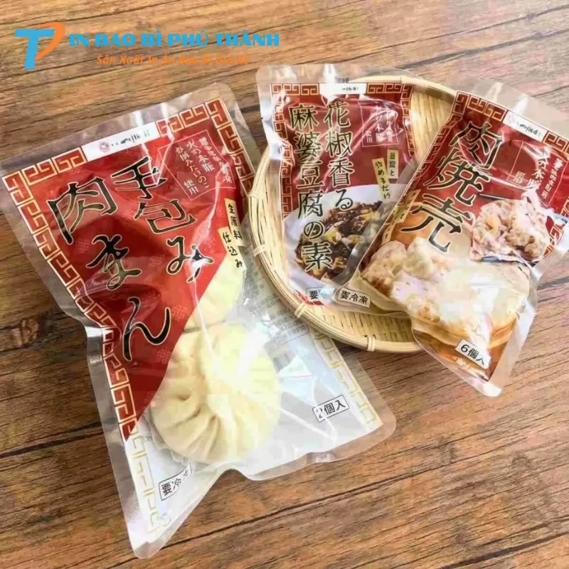 Bao bì bánh bao ép 3 biên nhỏ gọn