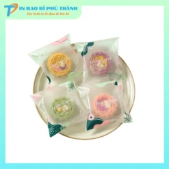 Bao bì bánh trung thu nhân ngọt đơn giản