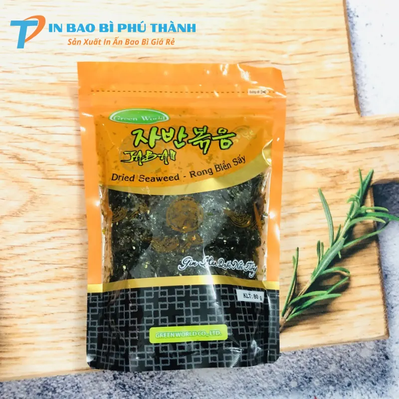 Bao bì bảo vệ rong biển khỏi tác động của ánh sáng
