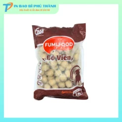 Bao bì bò viên ép 3 biên có một mặt trong