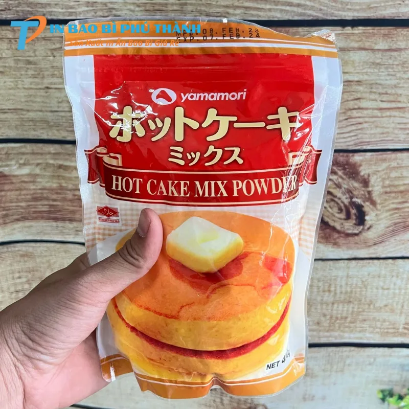 Bao bì bột bánh có khoá zip tiện lợi