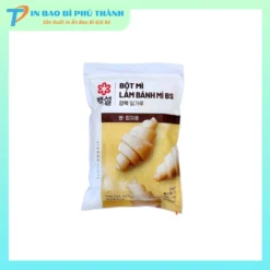 Bao bì bột bánh thiết kế khoá zip tiện lợi