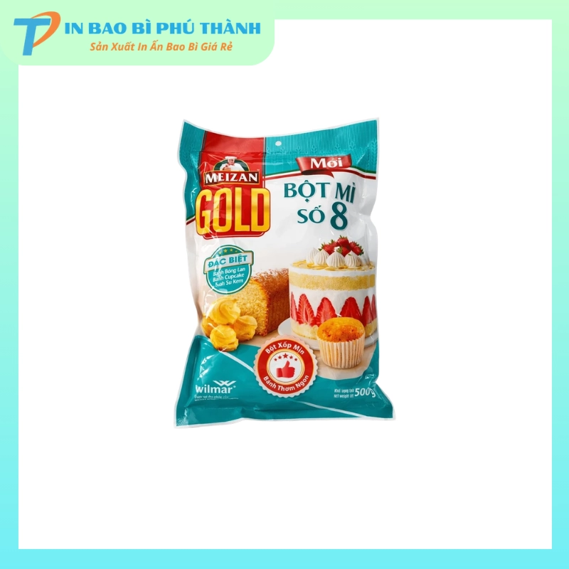 Bao bì bột mì thiết kế in theo yêu cầu giá rẻ