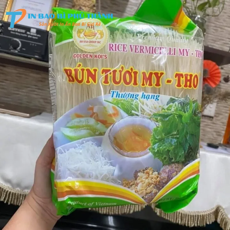 Bao bì bún có nhiều kích thước phổ biến