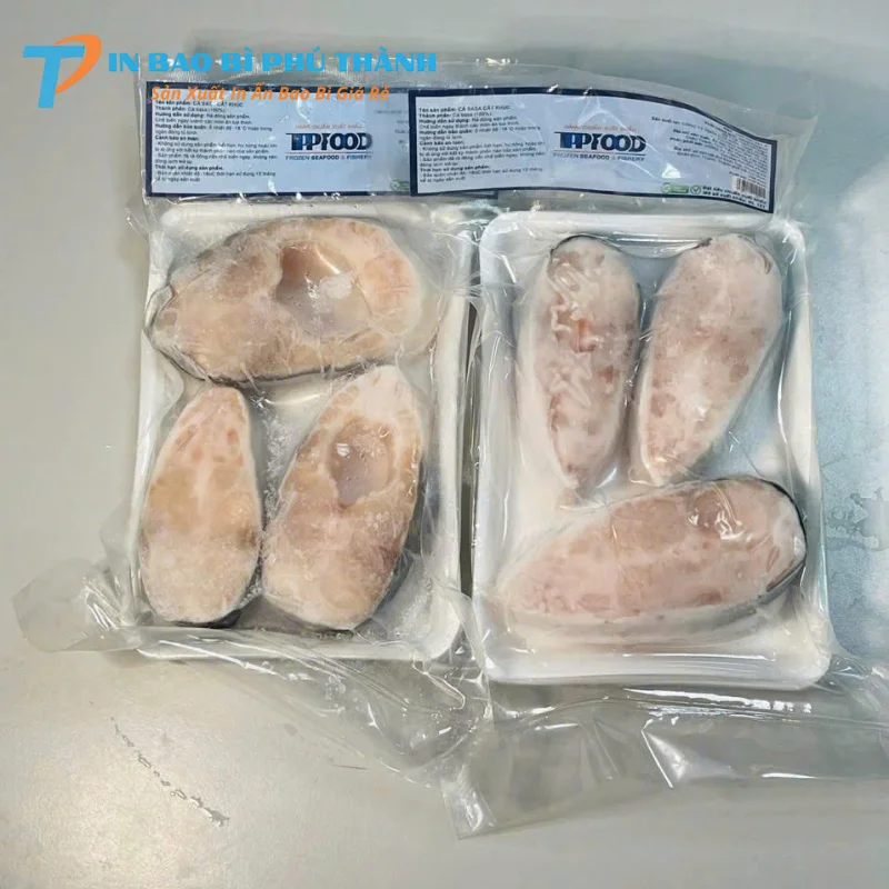 Bao bì cá basa đông lạnh hút chân không