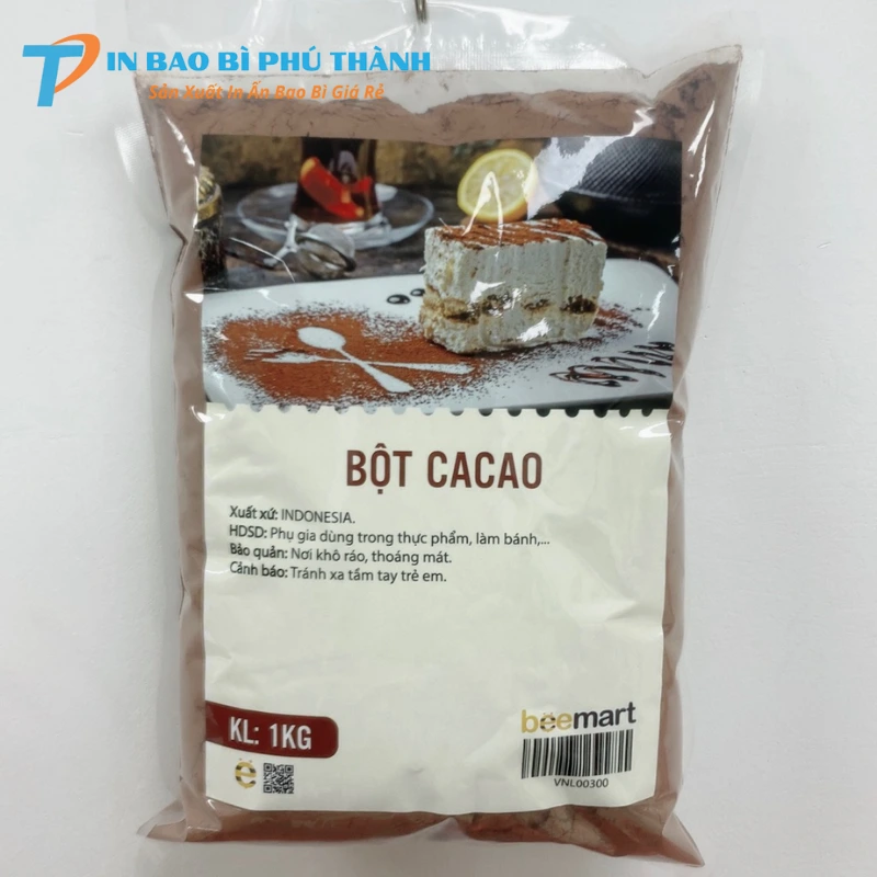Bao bì cacao cần có khả năng cản ẩm tốt