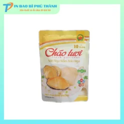 Bao bì cháo tươi thiết kế in theo yêu cầu