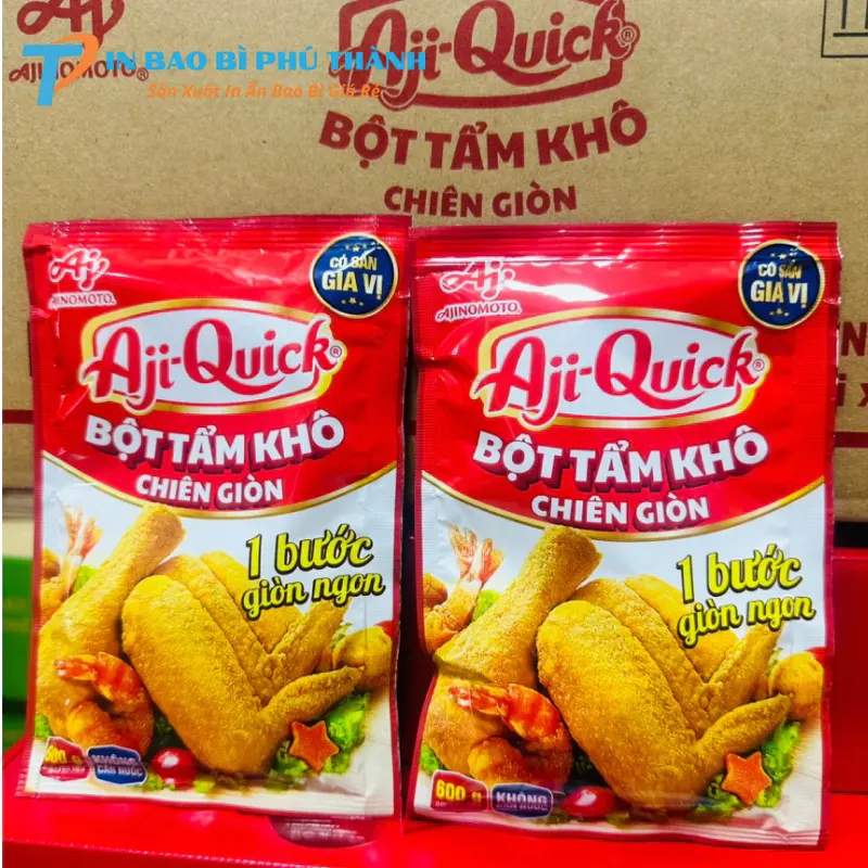 Bao bì chất lượng giúp bột không bị vón cục