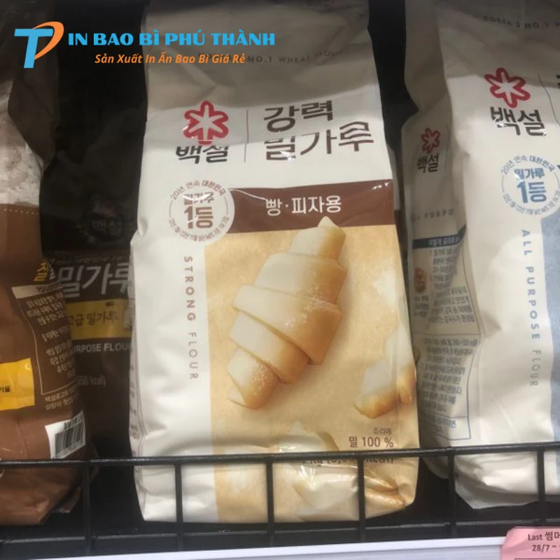 Bao bì chất lượng giúp bột không bị vón cục