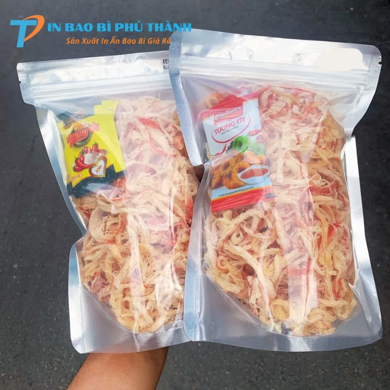 Bao bì chất lượng giúp khô mực giữ độ ngọt dai