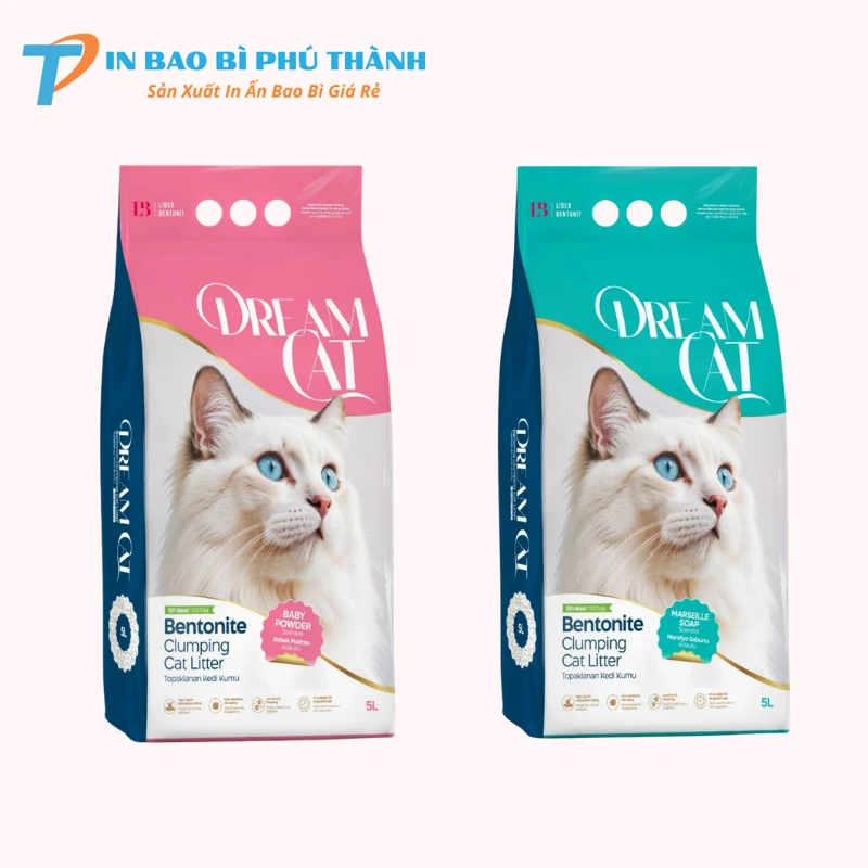 Bao bì có quai xách xếp hông tăng diện tích