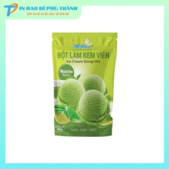 Bao bì đáy đứng cao cấp đựng bột làm kem viên