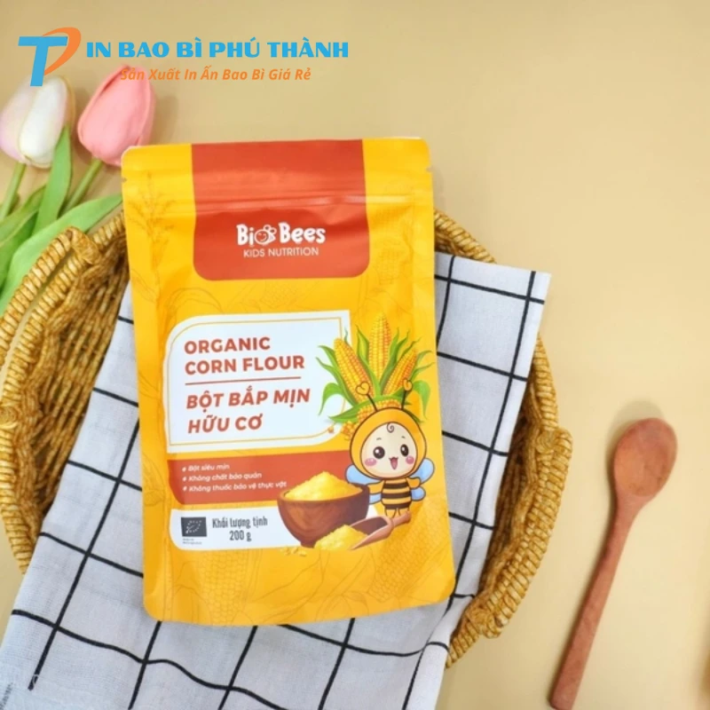 Bao bì đựng bột bắp cấu trúc màng ghép dày dặn
