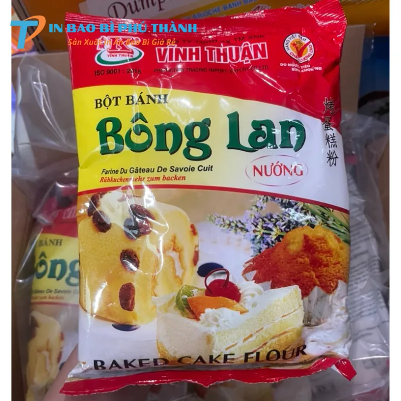 Bao bì đựng bột hàn lưng phổ biến