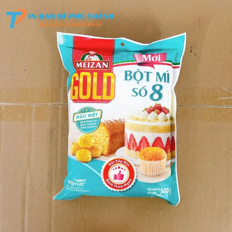 Bao bì đựng bột làm bánh có cấu trúc dày dặn