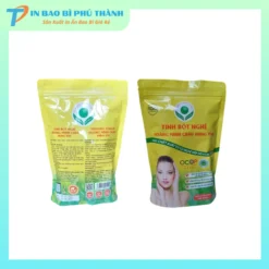 Bao bì đựng bột nghệ màng ghép in sắc nét