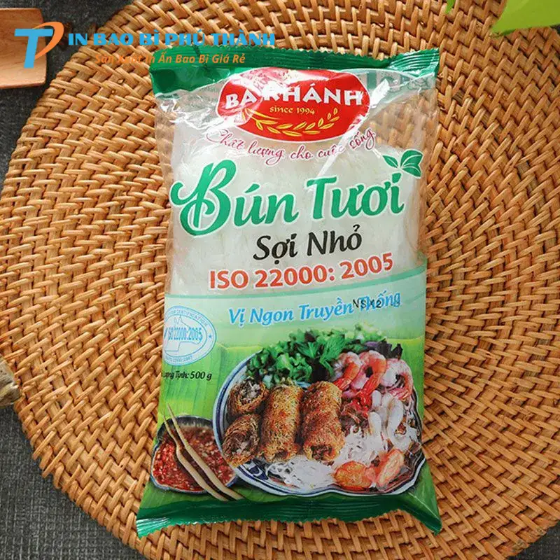 Bao bì đựng bún tươi phổ biến