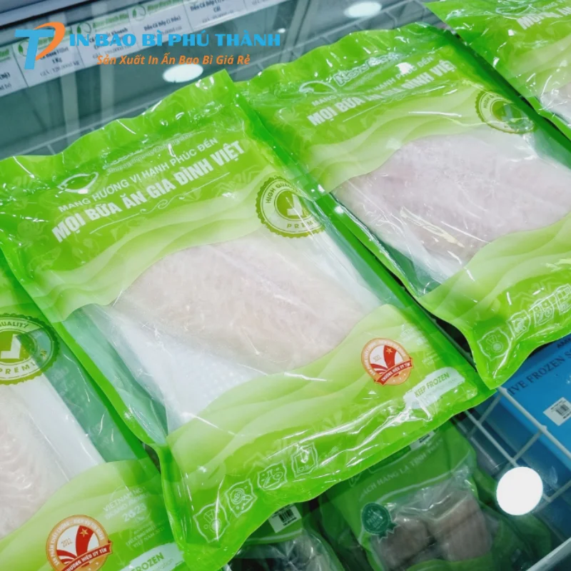Bao bì đựng cá basa đóng gói đông lạnh