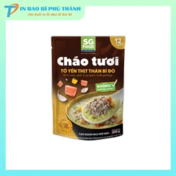 Bao bì đựng cháo tươi ép biên cao cấp