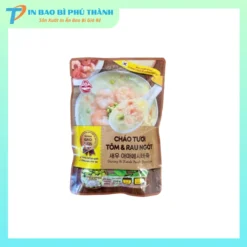 Bao bì đựng cháo tươi in ống đồng nhiều màu