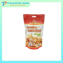 Bao bì đựng đậu phộng rang có khoá zip tiện lợi
