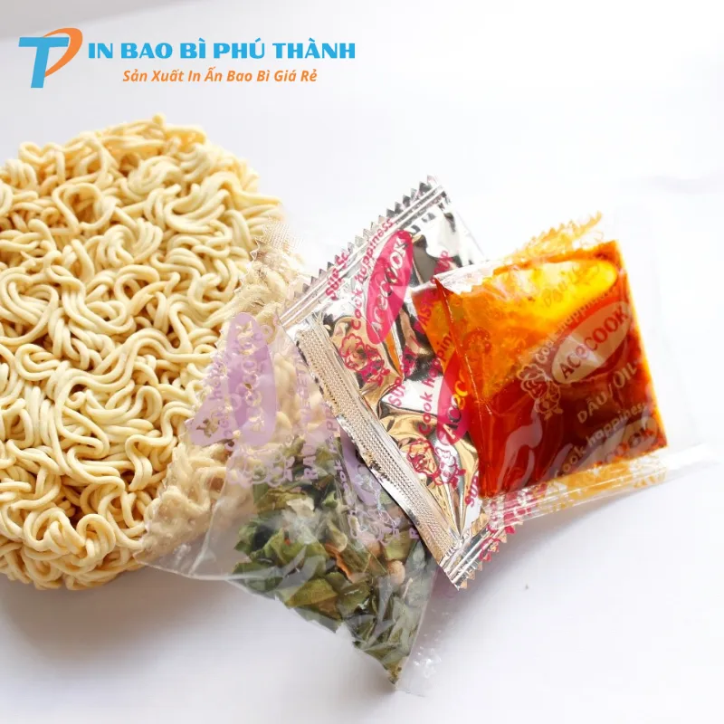 Bao bì đựng dầu trong mì ăn liền