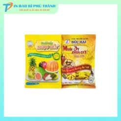 Bao bì đựng gia vị muối chấm trái cây