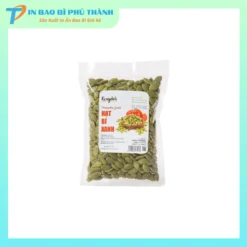 Bao bì đựng hạt bí xanh ép 3 biên nhỏ gọn
