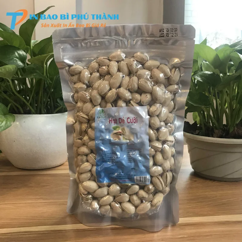 Bao bì đựng hạt dẻ hút chân không