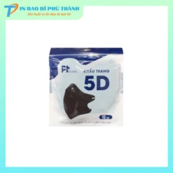 Bao bì đựng khẩu trang 5D có khoá zip