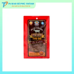 Bao bì đựng khô bò màng ghép thiết kế theo yêu cầu