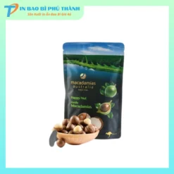 Bao bì đựng macca in ấn sắc nét