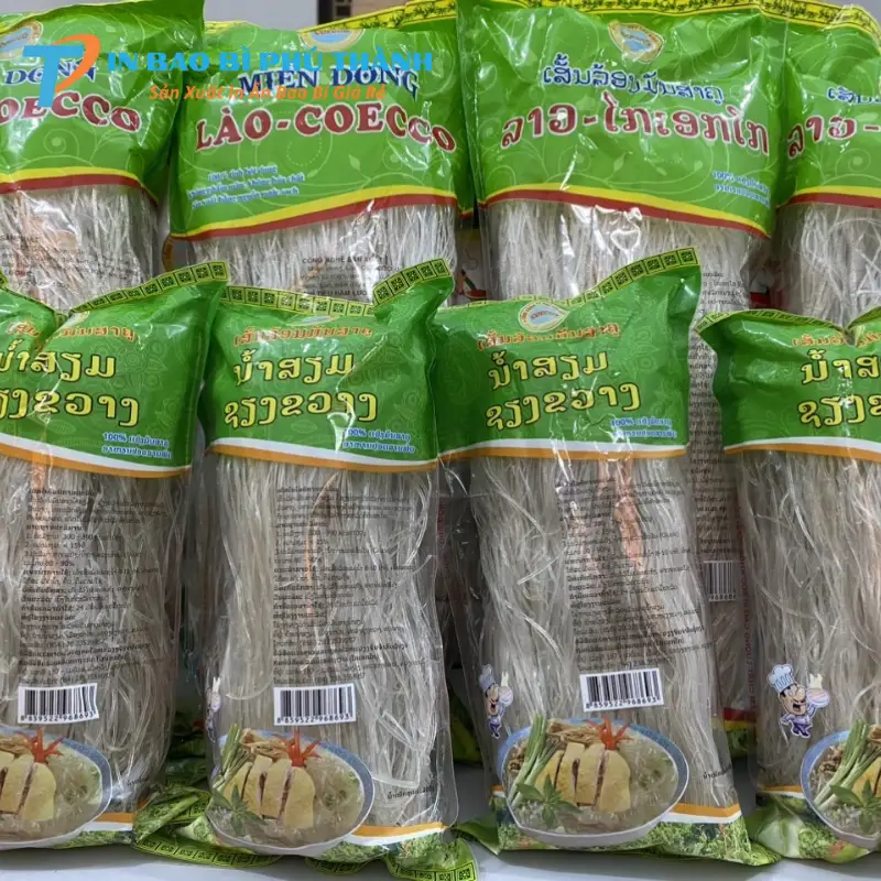 Bao bì đựng miến khô thiết kế theo yêu cầu