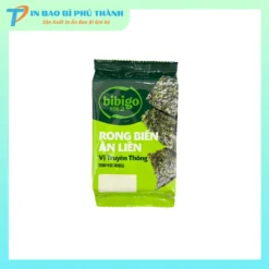Bao bì đựng rong biển sấy ăn liền Bibigo