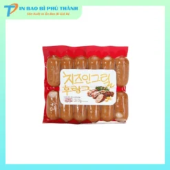 Bao bì đựng xúc xích Hàn Quốc hút chân không