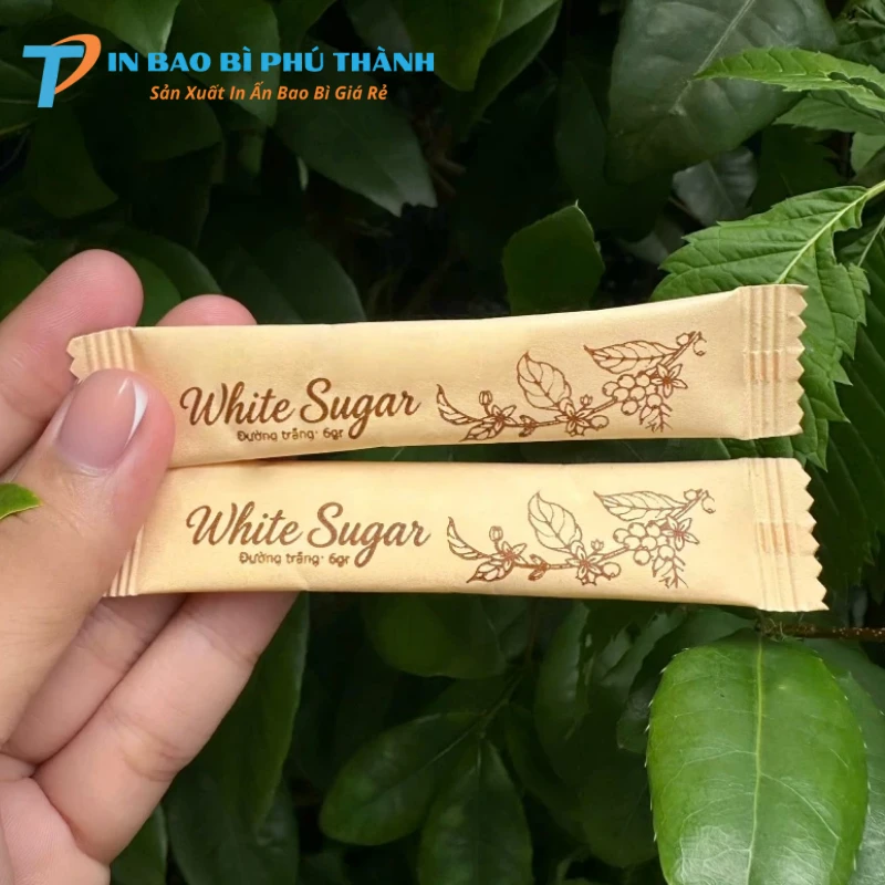 Bao bì đường que thanh dài phổ biến