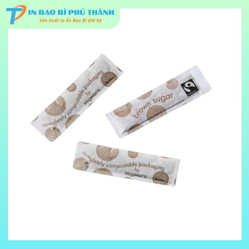 Bao bì đường que uống cà phê kích thước nhỏ