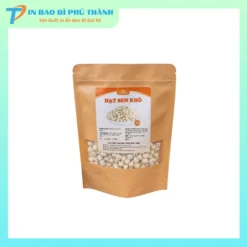 Bao bì giấy zip đựng hạt sen khô