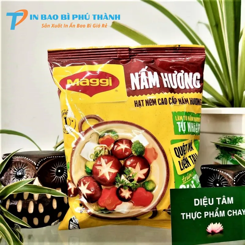 Bao bì hàn lưng đựng hạt nêm phổ biến