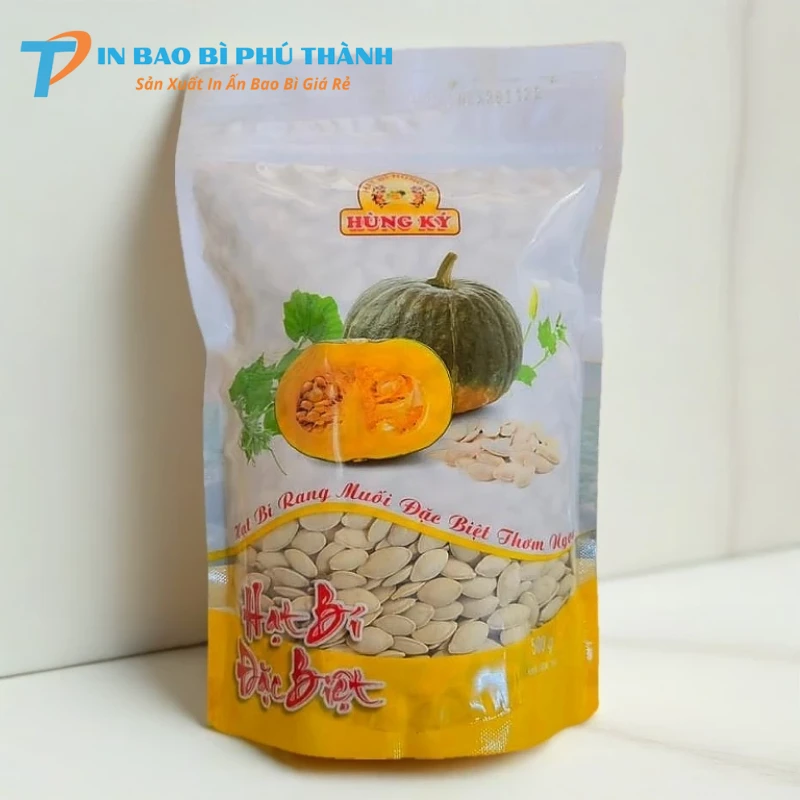 Bao bì hạt bí nhiều lớp cản sáng tốt