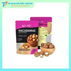 Bao bì hạt macca in ấn theo yêu cầu