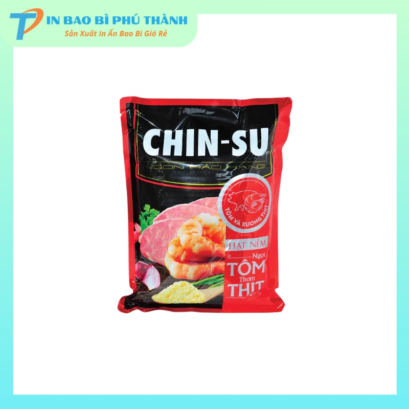 Bao bì hạt nêm Chin-Su in ống đồng sắc nét