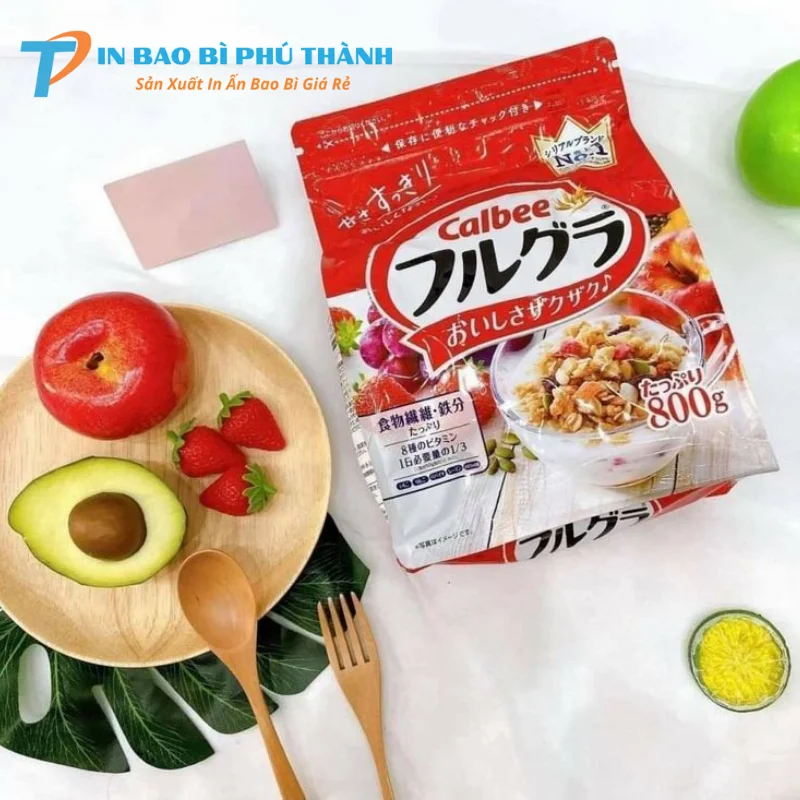 Bao bì hạt ngũ cốc có khoá zip tiện lợi