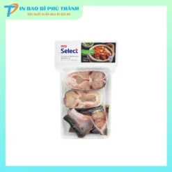 Bao bì hút chân không đựng cá basa trong siêu thị