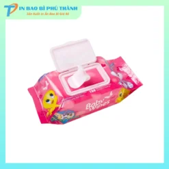 Bao bì khăn giấy ướt có nắp nhựa kín khí
