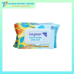 Bao bì khăn giấy ướt thiết kế in theo yêu cầu