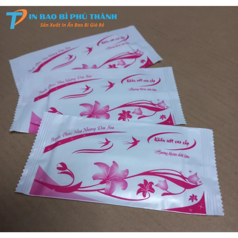 Bao bì khăn lạnh thiết kế nhỏ gọn