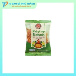 Bao bì khô gà lá chanh hàn lưng giữa