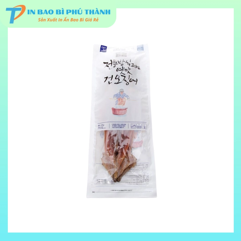 Bao bì khô mực nguyên con cao cấp